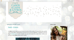 Desktop Screenshot of casosacasoselivros.com